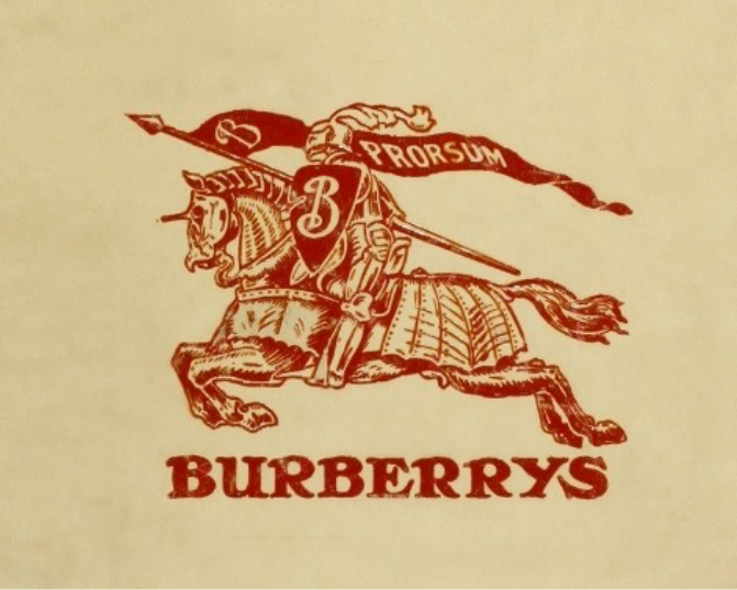 Old burberry logo new arrivals