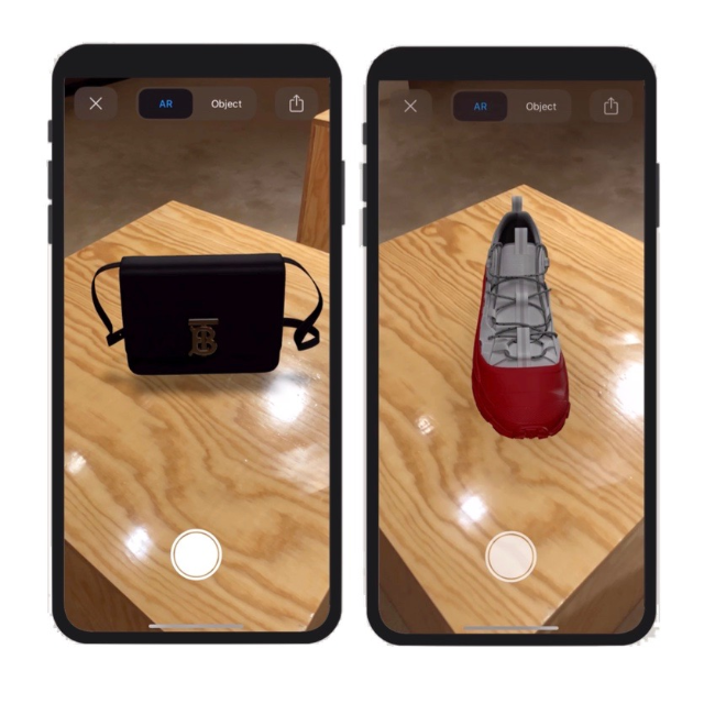 Burberry store technology top
