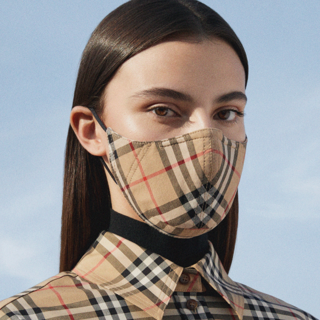 Burberry launches face masks Burberryplc