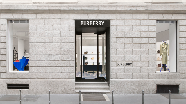 Burberry opens a new store in Milan Burberryplc