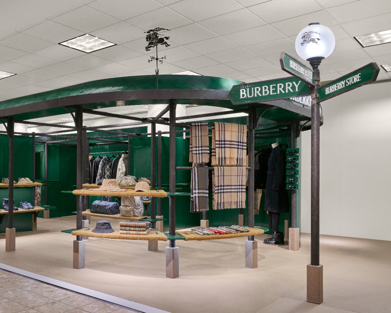 Burberry celebrates its outerwear heritage with British park inspired pop ups in global locations Burberryplc