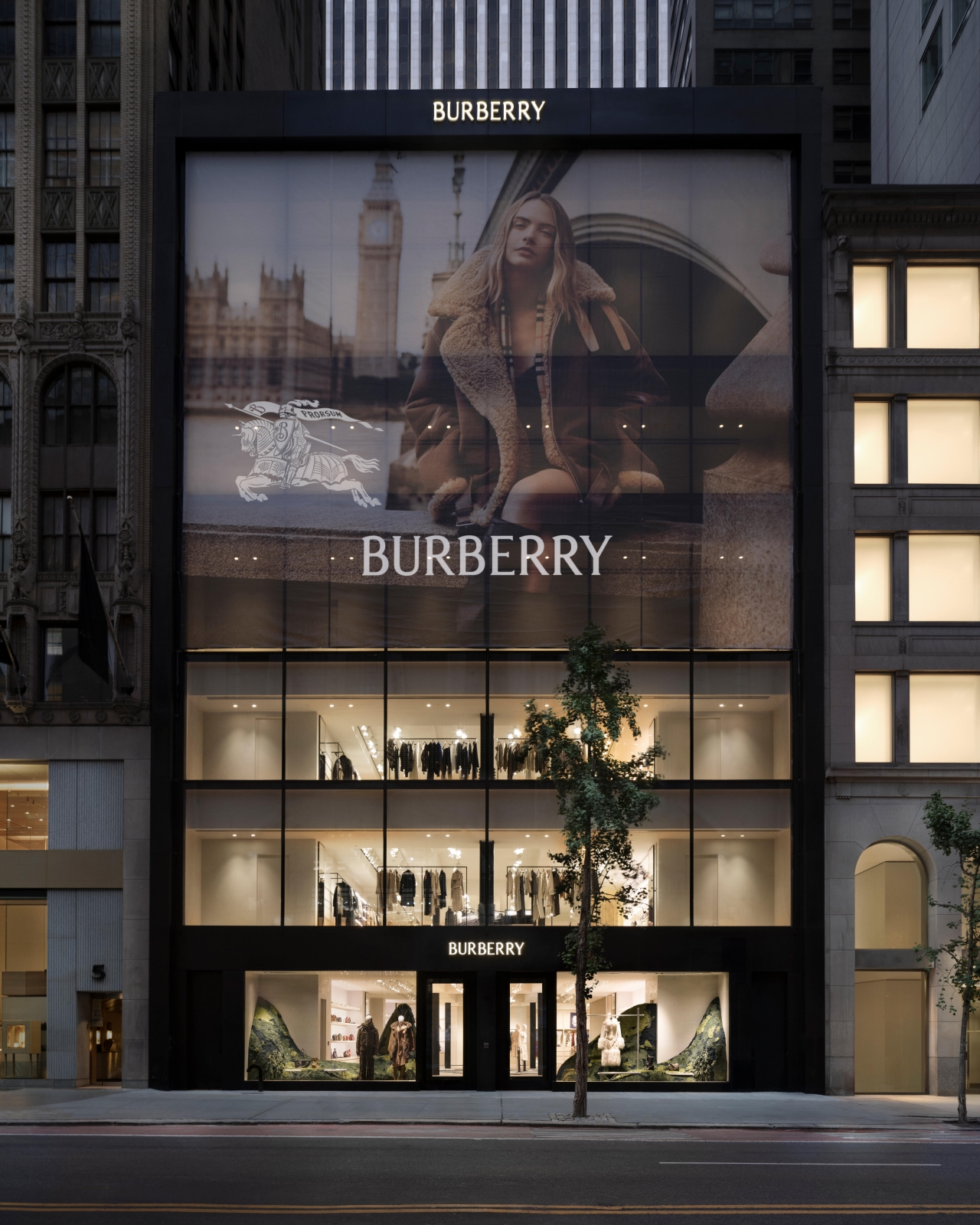 Burberry reopens flagship store on East 57th Street in New York Burberryplc