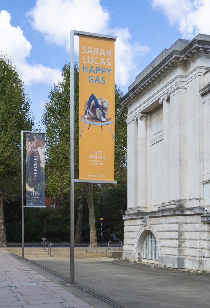 Burberry supports Tate Britain and Sarah Lucas in celebration of