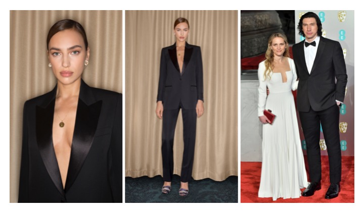 Irina shayk burberry dress new arrivals